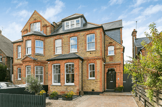 luxury victorian terrace house in UK